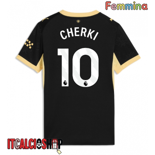 Manchester City Rayan Cherki #10 Seconda Maglia Femmina 2026-27 Manica Corta